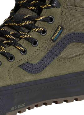 Turnschuhe Vans Sk8-Hi Waterproof in Grün für Herren.