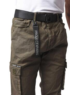 Hose Project X Paris Cargo Grün für Herren