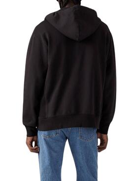 Sweatshirt Levis Authentic Zip in Schwarz für Herren.
