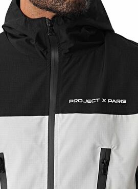 Bomberjacke Project x Paris in Weiß und Schwarz für Herren.