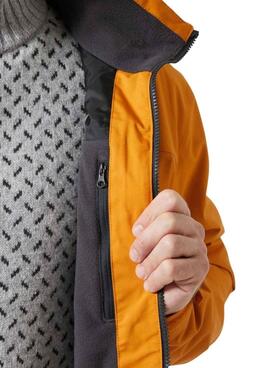 Helly Hansen Crew Midlayer Jacke in Orange für Männer