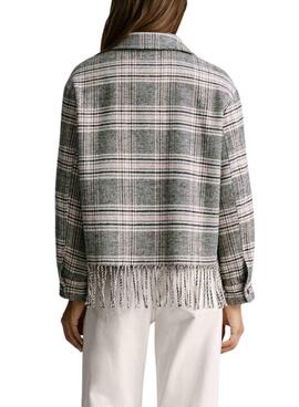 Jacke Pepe Jeans Talani Grau und Rosa für Damen