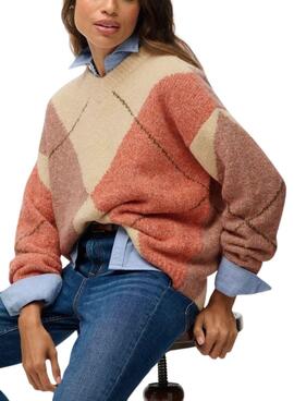 Superdry Argyle Multicolor Pullover für Damen