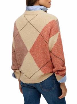 Superdry Argyle Multicolor Pullover für Damen
