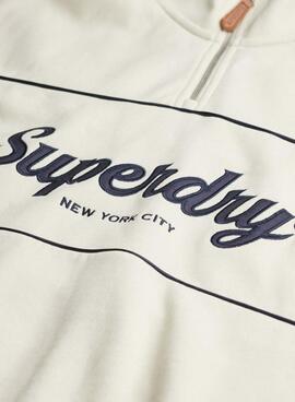 Sweatshirt Superdry Country Club Loose beige für Damen