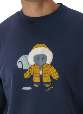 Pullover El Pulpo Blaue Eskimo für Herren