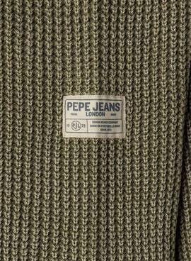 Grünes Pepe Jeans Talton Pullover für Jungen.