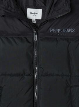 Gepolsterte Jacke Pepe Jeans Cash Schwarz für Jungen