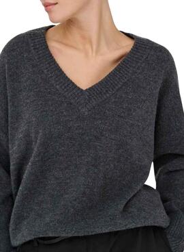 Pullover Only Mari Dunkelgrau für Damen