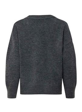 Pullover Only Mari Dunkelgrau für Damen