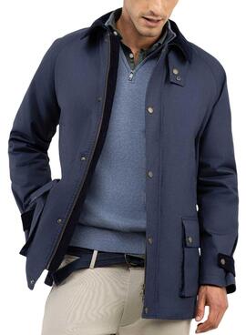 Parka El Ganso mit Cordkragen in Marineblau für Herren