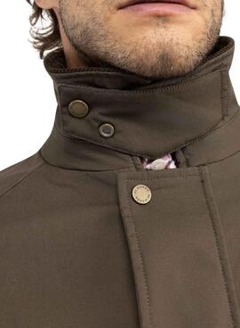 Parka El Ganso grüner Cordkragen für Herren