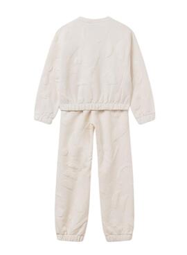 Jogginganzug Mayoral gepolstert beige für Mädchen