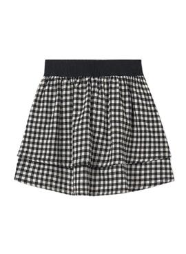 Rock Mayoral Vichy weiß und schwarz für Mädchen