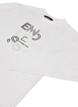 T-Shirt Mayoral Endless Possibilities in Weiß für Jungen