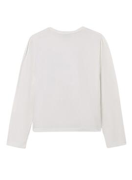 T-shirt Mayoral Whatever weiß für Mädchen