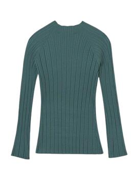 T-shirt Mayoral Tricot grün für Mädchen