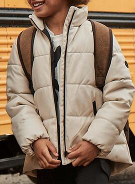 Steppmantel Mayoral in Beige für Mädchen.