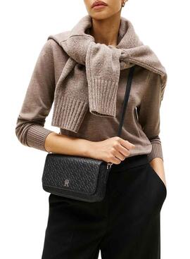Umhängetasche Tommy Hilfiger Icon Schwarz für Damen