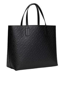 Handtasche Tommy Hilfiger Icon Satchel Schwarz für Damen