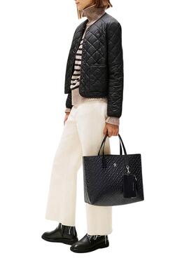 Handtasche Tommy Hilfiger Icon Satchel Schwarz für Damen
