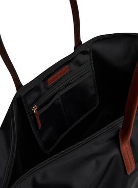 Handtasche Tommy Hilfiger Maxi Tote Nylon Schwarz für Damen.