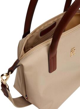 Tommy Hilfiger Mini-Tote-Beutel in Beige aus Nylon für Damen.