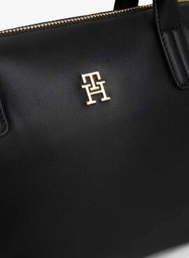 Handtasche Tommy Hilfiger Mini-Tote Schwarz für Damen.