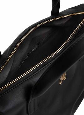 Handtasche Tommy Hilfiger Mini-Tote Schwarz für Damen.