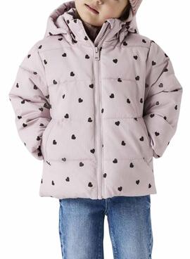 Gepolsterte Jacke Name It Monday in Rosa für Mädchen