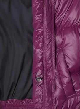 Pepe Jeans Essie gesteppte lila Jacke für Mädchen.