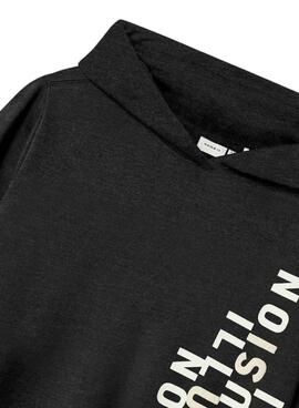 Sweatshirt Name It Molaf schwarz für Jungen