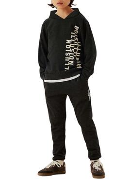 Sweatshirt Name It Molaf schwarz für Jungen