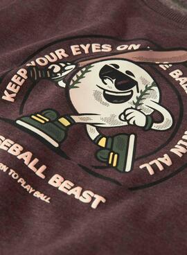 Sweatshirt Name It Molaf granatrot für Jungen