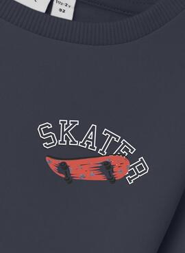 Sweatshirt Name It Natasya blau für Mädchen