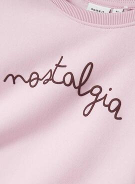 Pullover Name It Fovi rosa für Mädchen