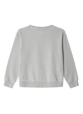 Sudadera Pepe Jeans Addy grau für Mädchen.