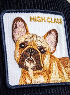 Mütze Goorin Bros High Class in Marineblau aus Cordgewebe