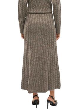 Vila Virelli Maxi-Strickrock in Braun für Damen