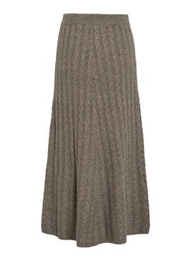 Vila Virelli Maxi-Strickrock in Braun für Damen