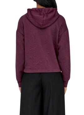 Sweatshirt Only Bianca mit Granatapfelmuster für Damen