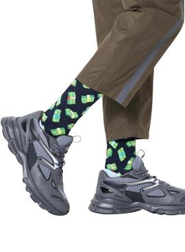 Socken Happy Socks Money in Marineblau.