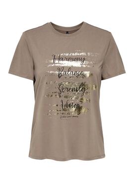 T-Shirt Only Free Modal in Toasted für Damen