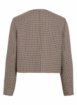 Jacke Vila Vienilla mit Karomuster für Damen