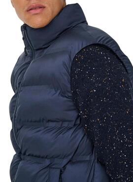 Weste Only and Sons Union in Marineblau für Herren