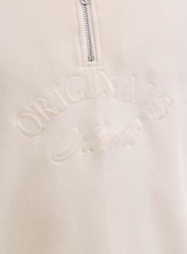 Sweatshirt Jack and Jones Bleecker beige für Herren