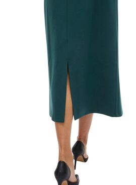 Rock Vila Visiffi Midi in Grün für Damen.