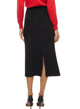 Rock Vila Visiffi Midi schwarz für Damen