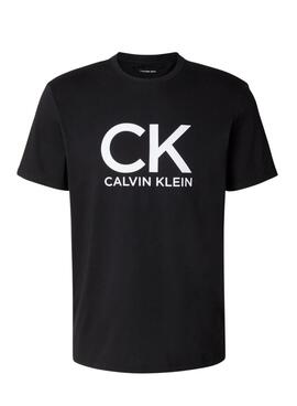 T-Shirt Calvin Klein Graphic in Schwarz für Herren