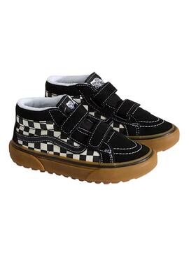 Turnschuhe Vans SK8-Mid Schwarz für Mädchen und Jungen
